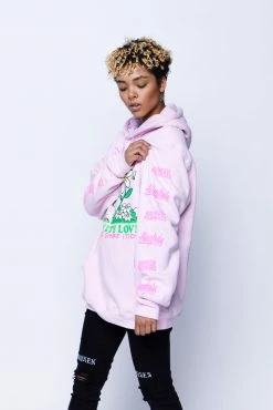 CASH Hoodies BP X Alienlabs Grow With Love Hoodie Pink