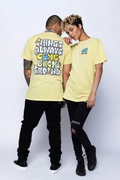 CASH Back Around Tee Yellow Shirts