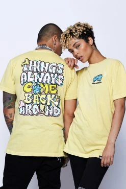 CASH Back Around Tee Yellow Shirts