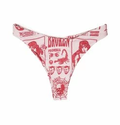 BROKEN PROMISES Demon Lover Bikini Bottom Pink