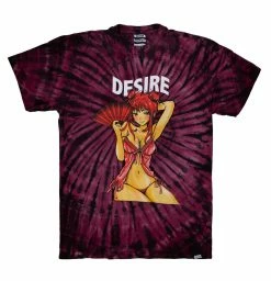 BROKEN PROMISES Shirts Desire Anime Tie Dye Tee