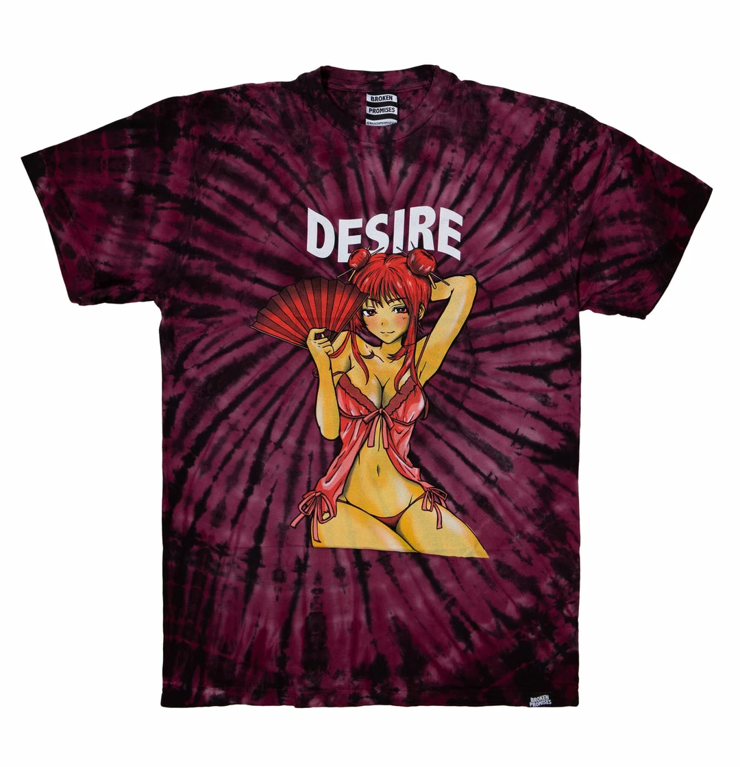 BROKEN PROMISES Shirts Desire Anime Tie Dye Tee 4 BROKEN PROMISES Shirts Desire Anime Tie Dye Tee