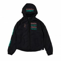 BROKEN PROMISES Destructive Nature Black Windbreaker 13 BROKEN PROMISES Destructive Nature Black Windbreaker