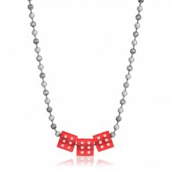BROKEN PROMISES Acrylic Dice Trio Necklace Jewelry