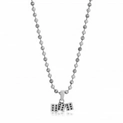 BROKEN PROMISES Jewelry 666 Dice Trio Necklace