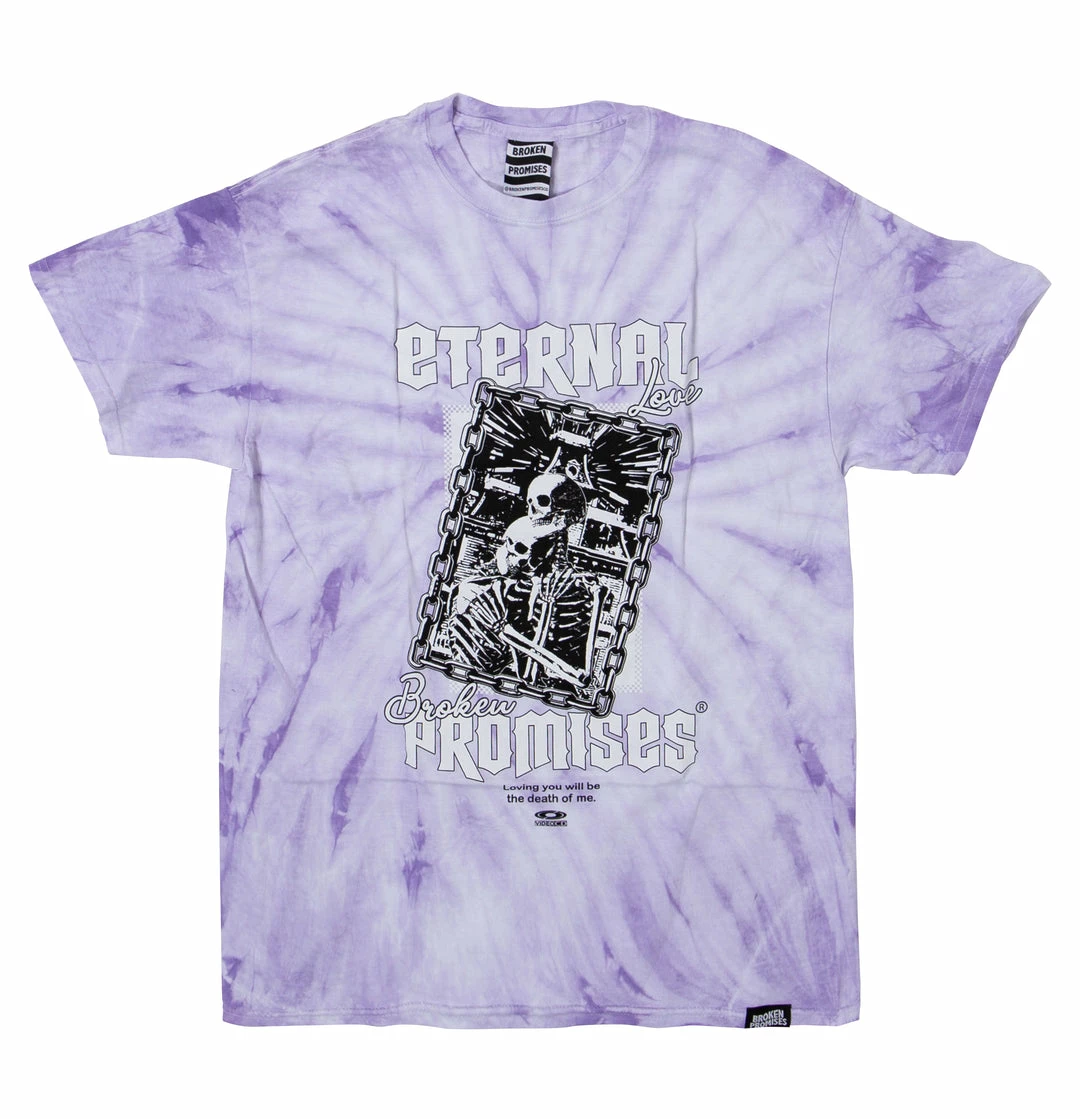 BROKEN PROMISES Eternal Love Tie Dye Tee Purple 4 BROKEN PROMISES Eternal Love Tie Dye Tee Purple