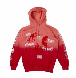 BROKEN PROMISES Hoodies Falling For You Gradient Dye Hoodie