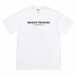 BROKEN PROMISES Feeled Guide SST White Shirts