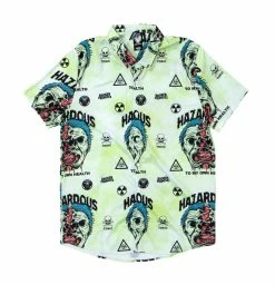 BROKEN PROMISES Hazardous Button-Up Shirt Shirts