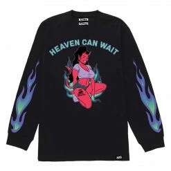 BROKEN PROMISES Heaven Can Wait L/S Black Shirts