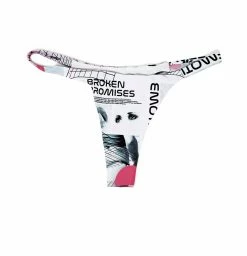 BROKEN PROMISES Hella Jelly Bikini Bottom White