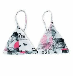 BROKEN PROMISES Swim Hella Jelly Bikini Top White