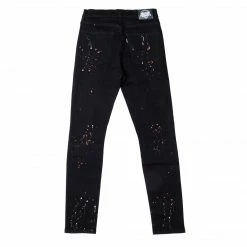 CASH Hell Bound Spatter Denim Bottoms
