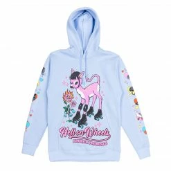 BROKEN PROMISES Hell On Wheels Hoodie Baby Blue 19 BROKEN PROMISES Hell On Wheels Hoodie Baby Blue