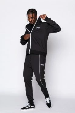 BROKEN PROMISES Graveyard Track Jacket Black Sets
