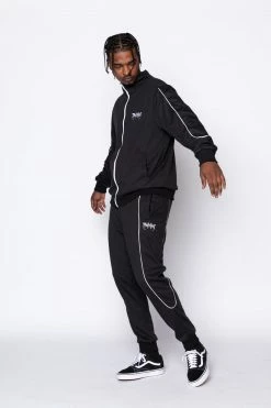 BROKEN PROMISES Bottoms Graveyard Track Pants Black