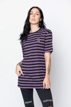 BROKEN PROMISES Thornless Stripe Purple Shirts 12 BROKEN PROMISES Thornless Stripe Purple Shirts