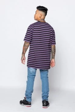 BROKEN PROMISES Thornless Stripe Purple Shirts 13 BROKEN PROMISES Thornless Stripe Purple Shirts