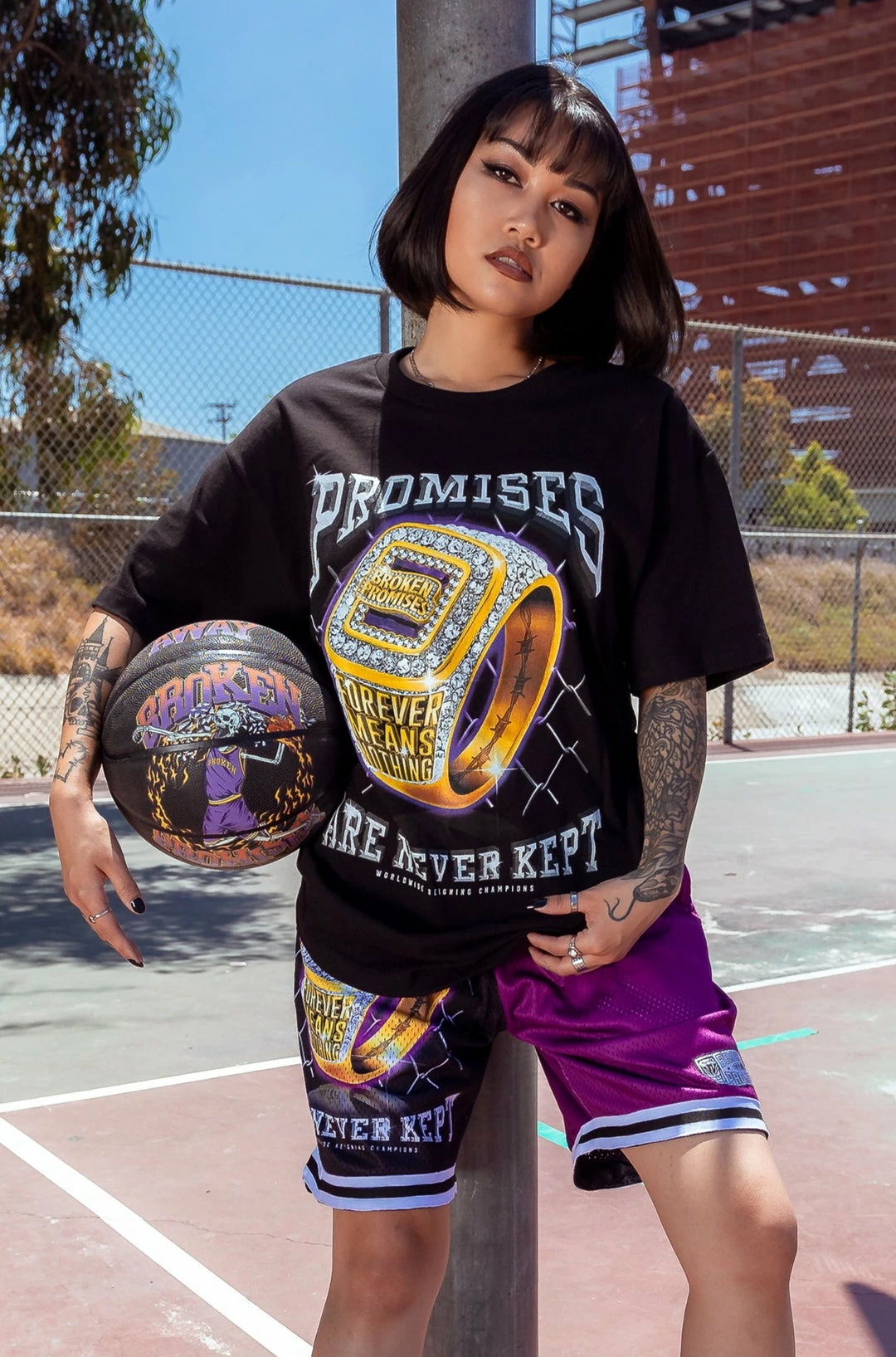 BROKEN PROMISES Shirts Champion Ring Tee Black 3 BROKEN PROMISES Shirts Champion Ring Tee Black