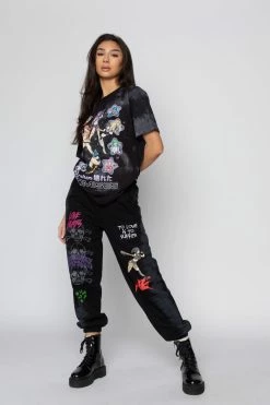 BROKEN PROMISES Love Me More Sweatpants Black 19 BROKEN PROMISES Love Me More Sweatpants Black