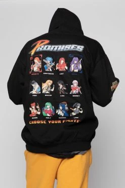 BROKEN PROMISES Choose Your Fighter Hoodie Black