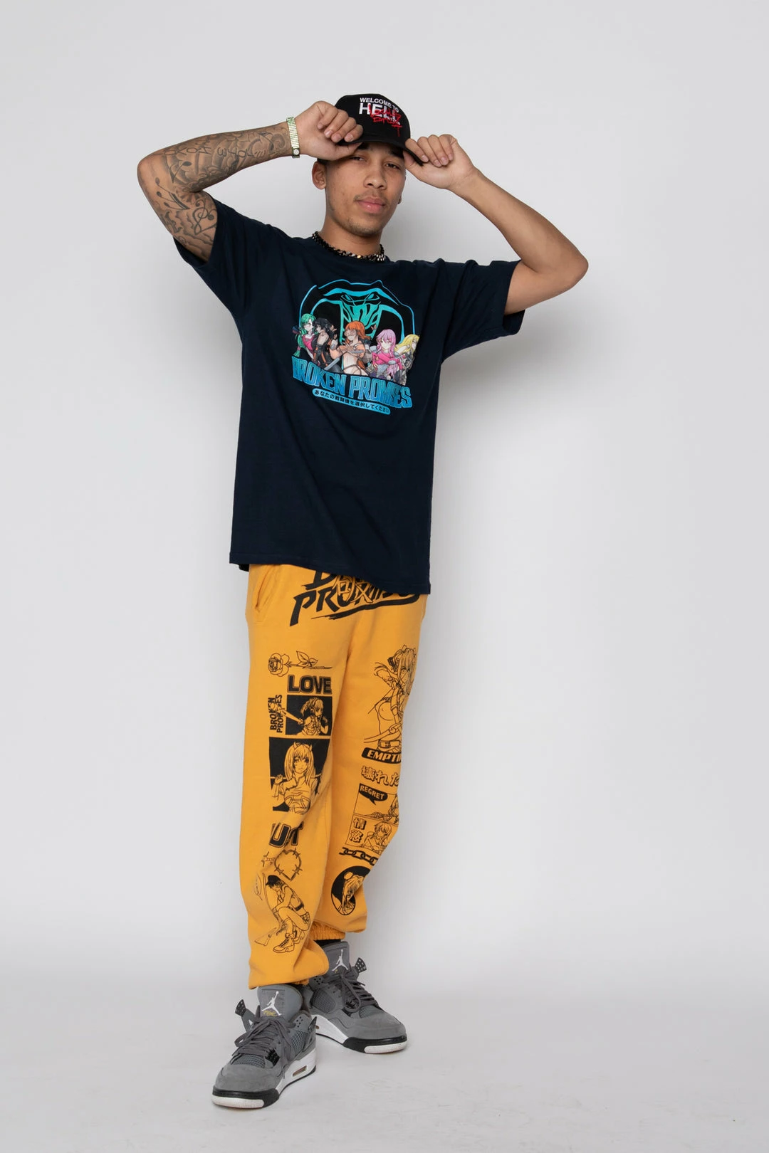 BROKEN PROMISES Let's Fight Tee Navy Shirts 7 BROKEN PROMISES Let's Fight Tee Navy Shirts