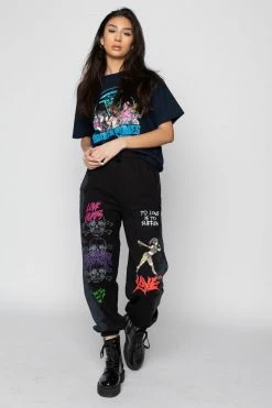 BROKEN PROMISES Love Me More Sweatpants Black 17 BROKEN PROMISES Love Me More Sweatpants Black