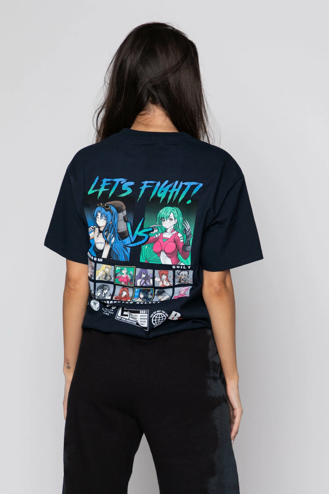 BROKEN PROMISES Let's Fight Tee Navy Shirts 11 BROKEN PROMISES Let's Fight Tee Navy Shirts