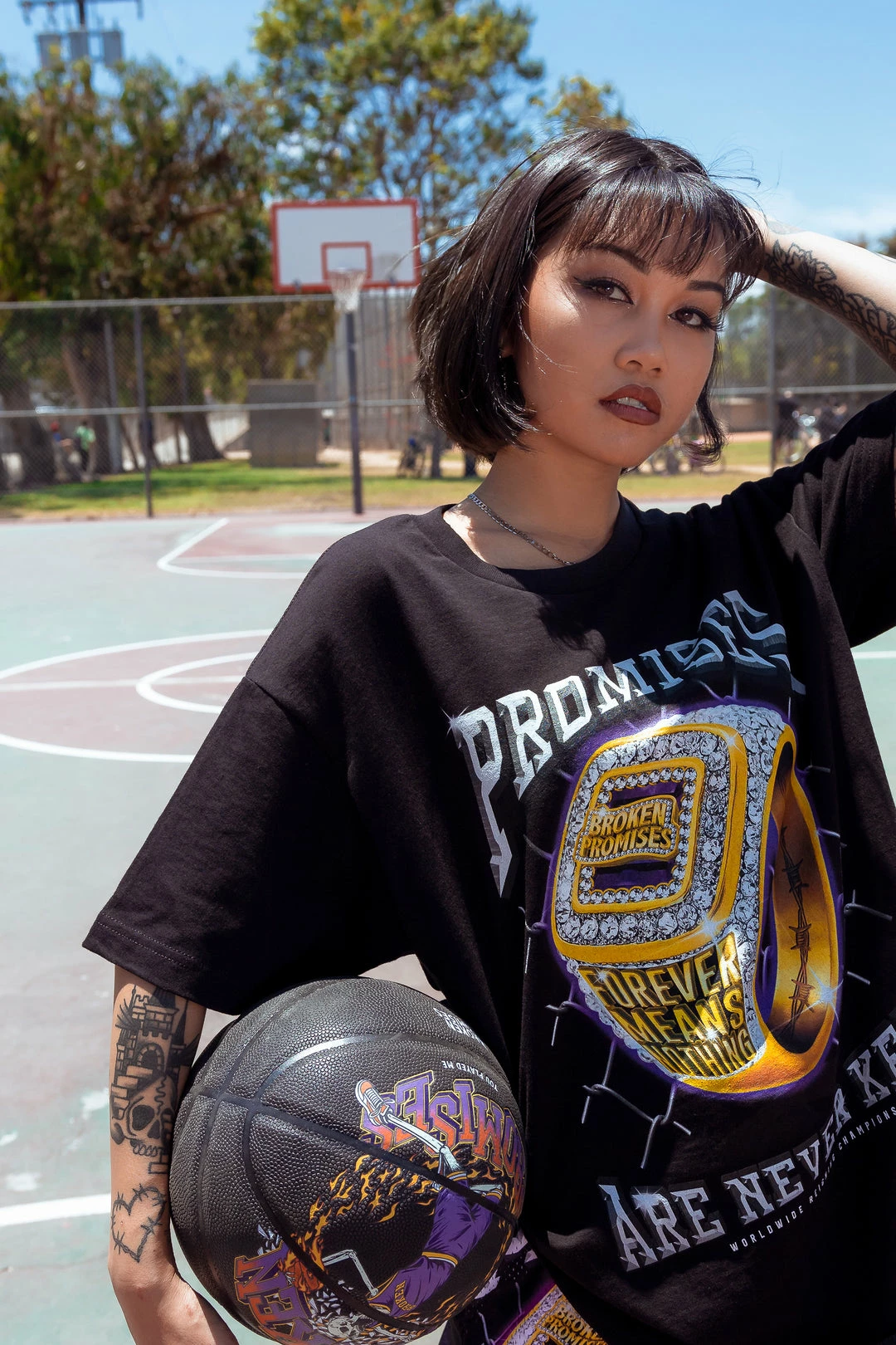 BROKEN PROMISES Shirts Champion Ring Tee Black 4 BROKEN PROMISES Shirts Champion Ring Tee Black