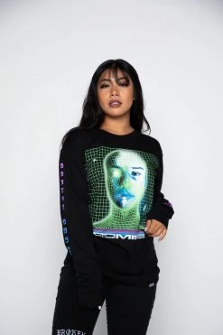 BROKEN PROMISES Inanimate L/S Black