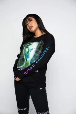 BROKEN PROMISES Inanimate L/S Black