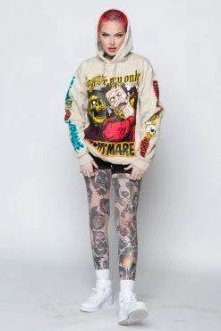 CASH Hoodies Only Nightmare Hoodie Sand 45 CASH Hoodies Only Nightmare Hoodie Sand