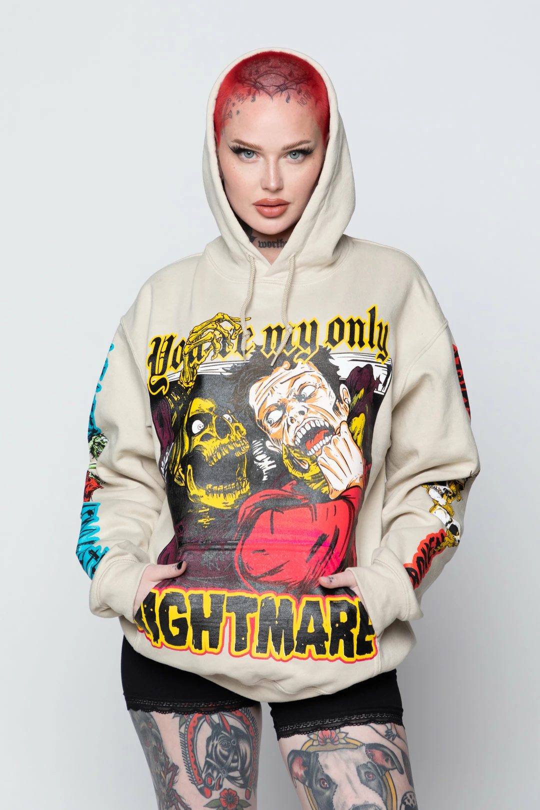 CASH Hoodies Only Nightmare Hoodie Sand 12 CASH Hoodies Only Nightmare Hoodie Sand