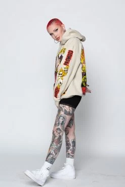 CASH Hoodies Only Nightmare Hoodie Sand 50 CASH Hoodies Only Nightmare Hoodie Sand