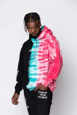 CASH Hoodies Slogan Tri-Color Dye Hoodie 17 CASH Hoodies Slogan Tri-Color Dye Hoodie