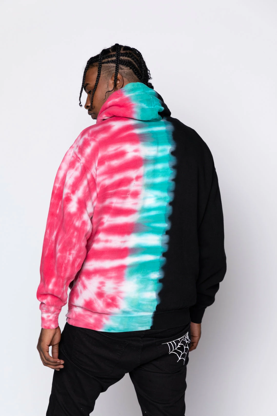 CASH Hoodies Slogan Tri-Color Dye Hoodie 9 CASH Hoodies Slogan Tri-Color Dye Hoodie