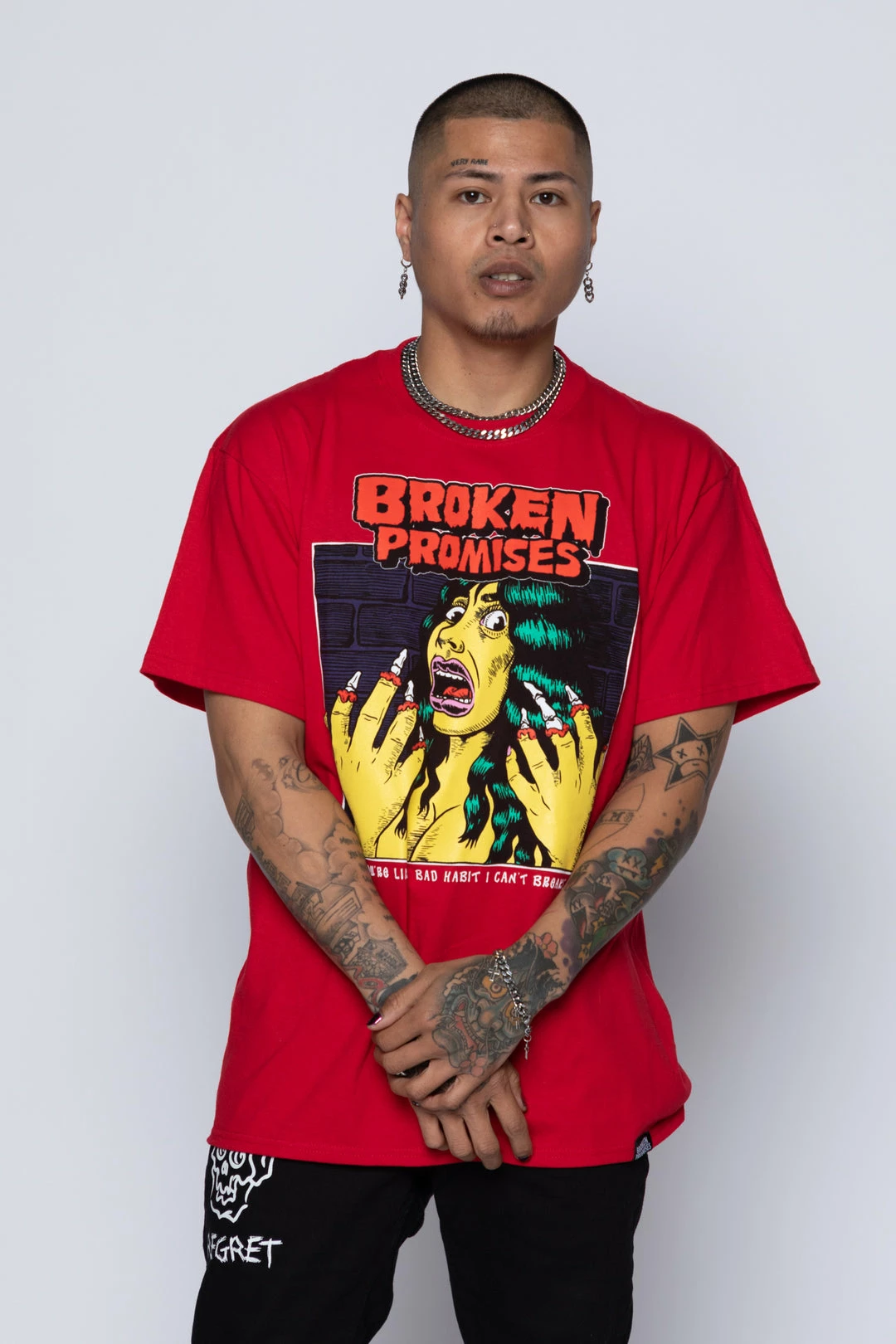 BROKEN PROMISES Nail Biter SST Red 13 BROKEN PROMISES Nail Biter SST Red