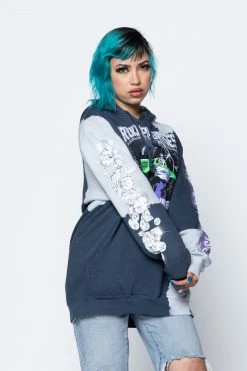 CASH Tie Dye Hoodies Stunt Devil Bleached Dye Hoodie