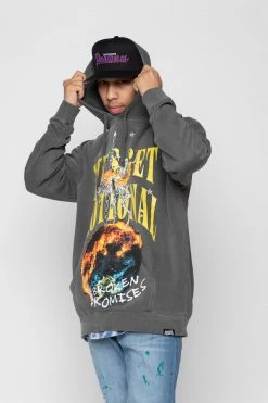 BROKEN PROMISES Hoodies Think Of Me Vintage Wash Hoodie