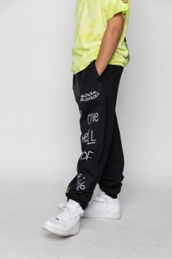 CASH Bottoms Hell Of A Ride Sweatpants Black 16 CASH Bottoms Hell Of A Ride Sweatpants Black