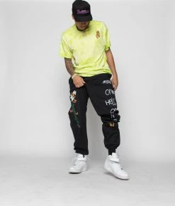 CASH Bottoms Hell Of A Ride Sweatpants Black 17 CASH Bottoms Hell Of A Ride Sweatpants Black