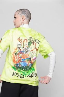 CASH Shirts Pour Out Tie Dye Tee Lemon Lime