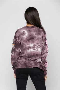 BROKEN PROMISES Shirts Thrill Ride Tie Dye Long Sleeve Purple 22 BROKEN PROMISES Shirts Thrill Ride Tie Dye Long Sleeve Purple