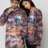 BROKEN PROMISES Shirts Thrill Ride Tie Dye Long Sleeve Purple 2 BROKEN PROMISES Shirts Thrill Ride Tie Dye Long Sleeve Purple