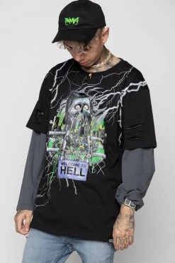 BROKEN PROMISES Gates Of Hell Stacked L/S Tee 22 BROKEN PROMISES Gates Of Hell Stacked L/S Tee