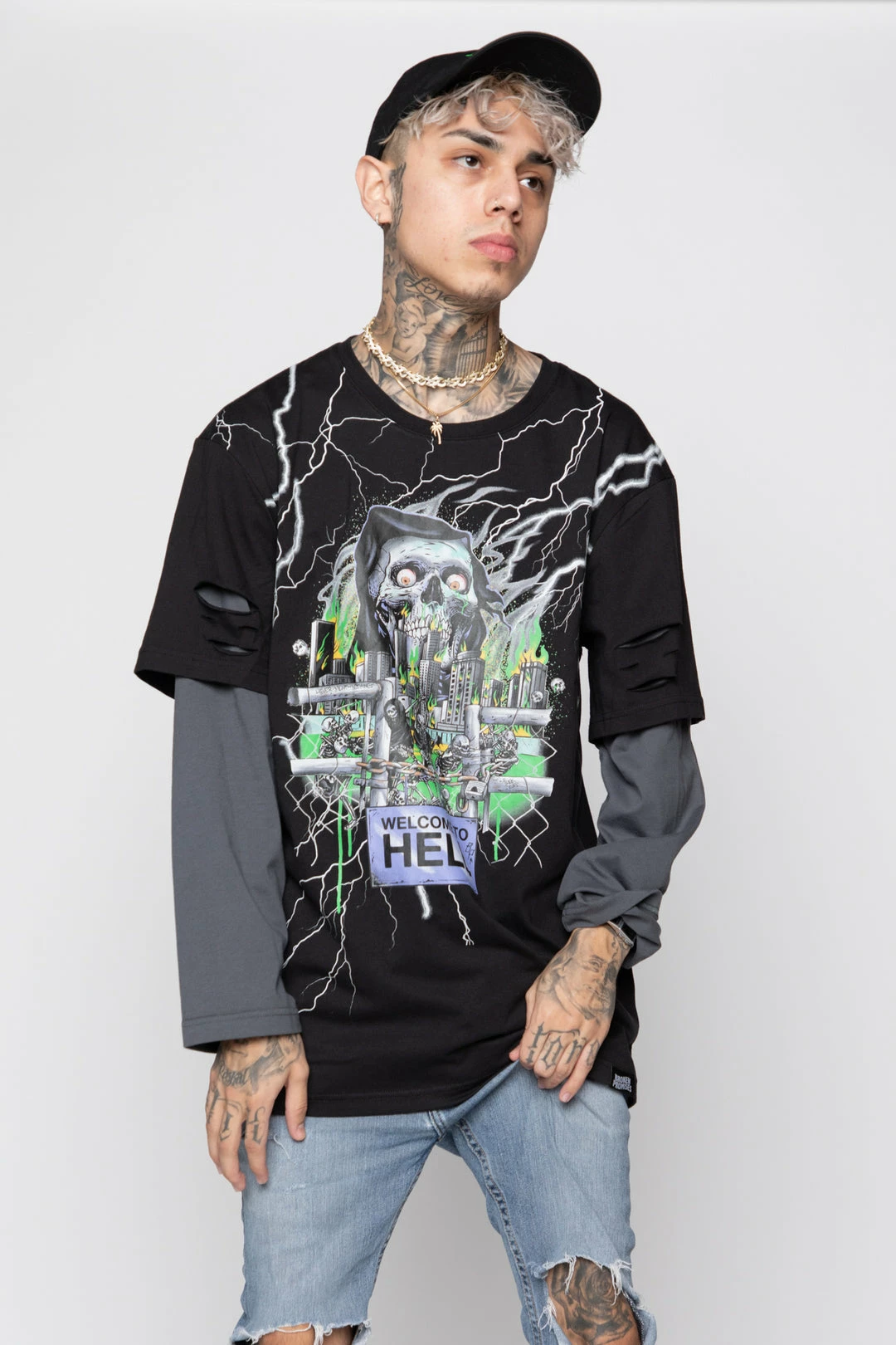 BROKEN PROMISES Gates Of Hell Stacked L/S Tee 11 BROKEN PROMISES Gates Of Hell Stacked L/S Tee