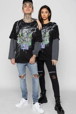 BROKEN PROMISES Gates Of Hell Stacked L/S Tee 26 BROKEN PROMISES Gates Of Hell Stacked L/S Tee