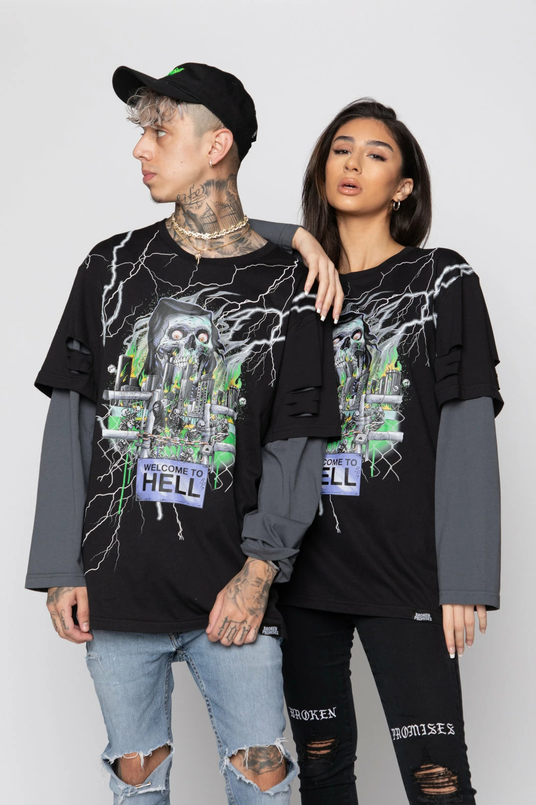 BROKEN PROMISES Gates Of Hell Stacked L/S Tee 4 BROKEN PROMISES Gates Of Hell Stacked L/S Tee
