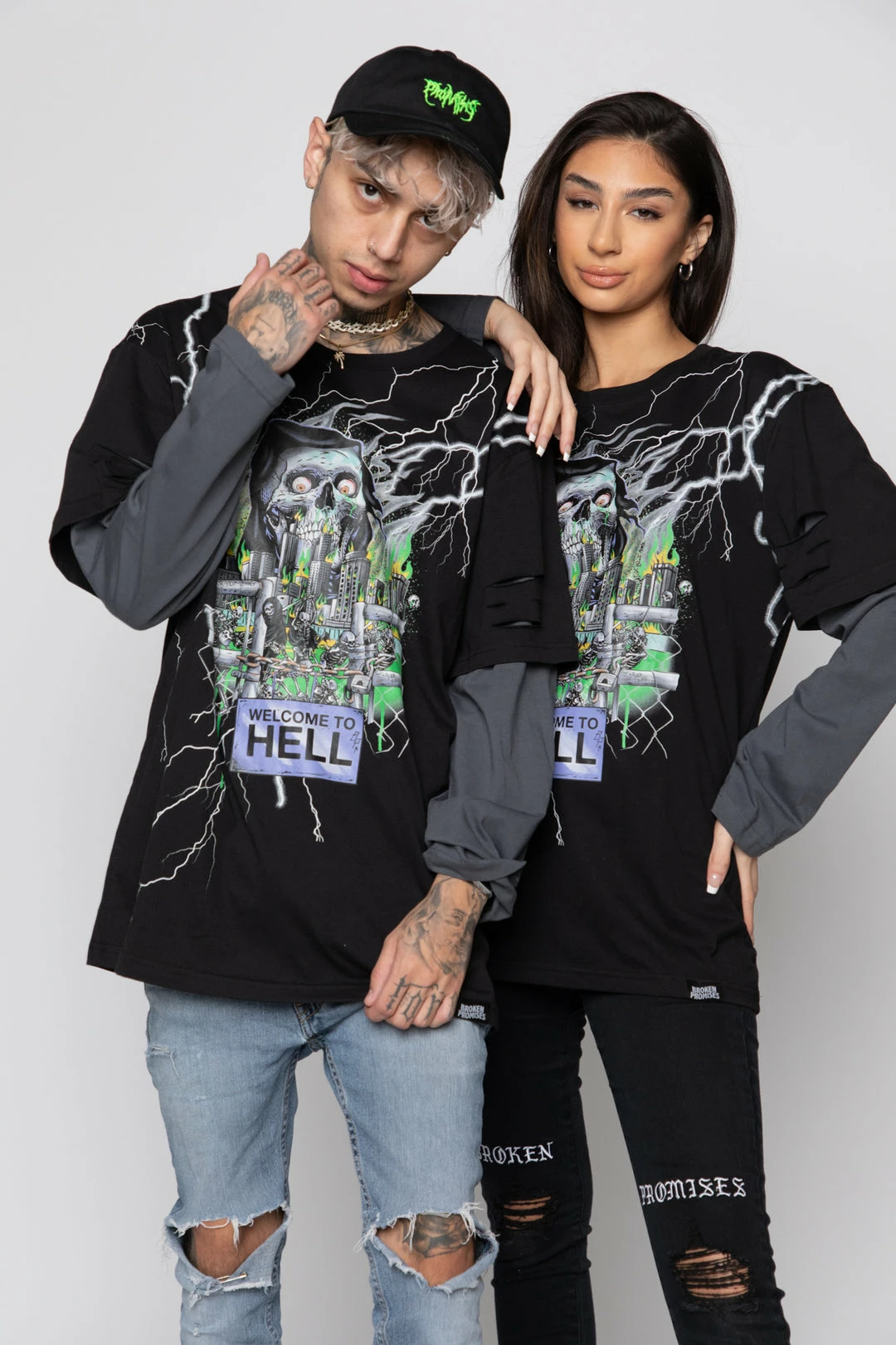 BROKEN PROMISES Gates Of Hell Stacked L/S Tee 13 BROKEN PROMISES Gates Of Hell Stacked L/S Tee