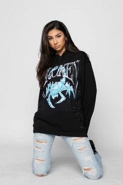 CASH Hoodies Days Are Cold Paint Spatter Hoodie